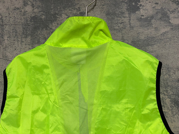 JW294 カステリ CASTELLI サイクルベスト ジレ 黄緑 XL