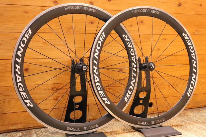 ボントレガー BONTRAGER AEOLUS COMP 5 TLR アルミ カーボン チューブレスレディ ホイールセット シマノ 11S/12S 17C 【芦屋店】