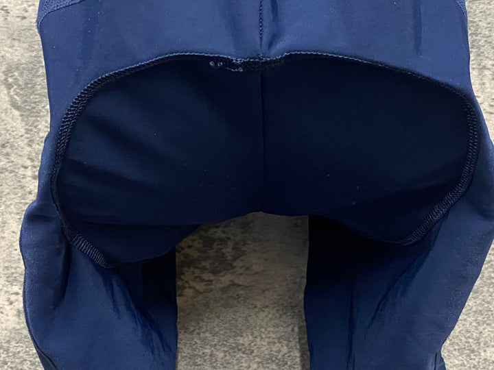 JP769 パスノーマルスタジオ PAS NORMAL STUDIOS Men's Essential Thermal BIBS ビブショーツ 紺 M 裏起毛 ほつれあり
