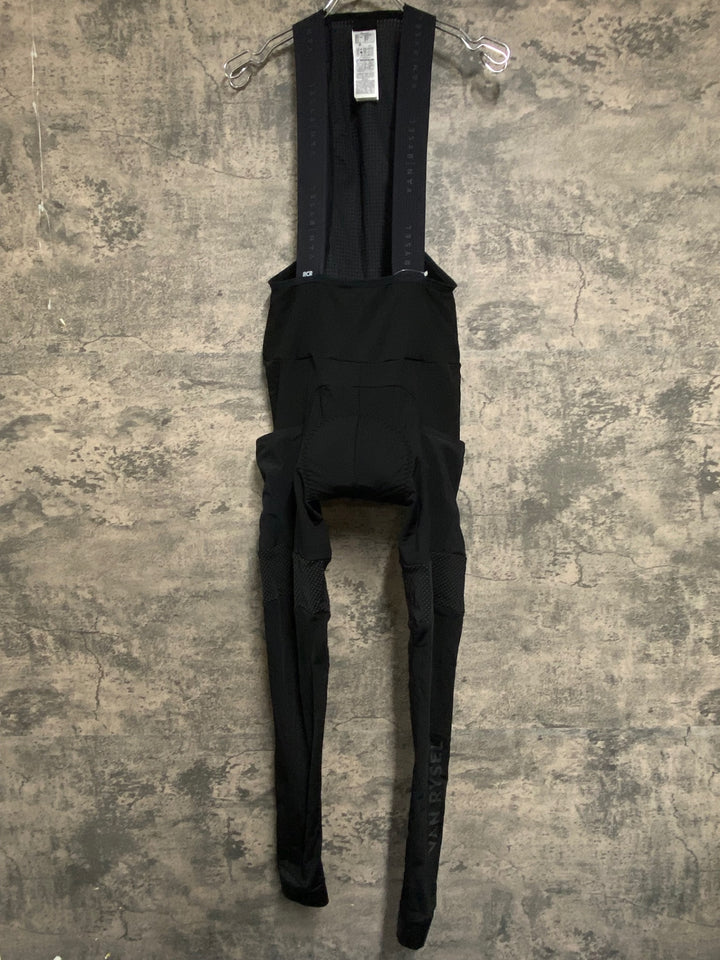 JV340 ヴァンリーゼル VAN RYSEL ビブタイツ 黒 M 裏起毛