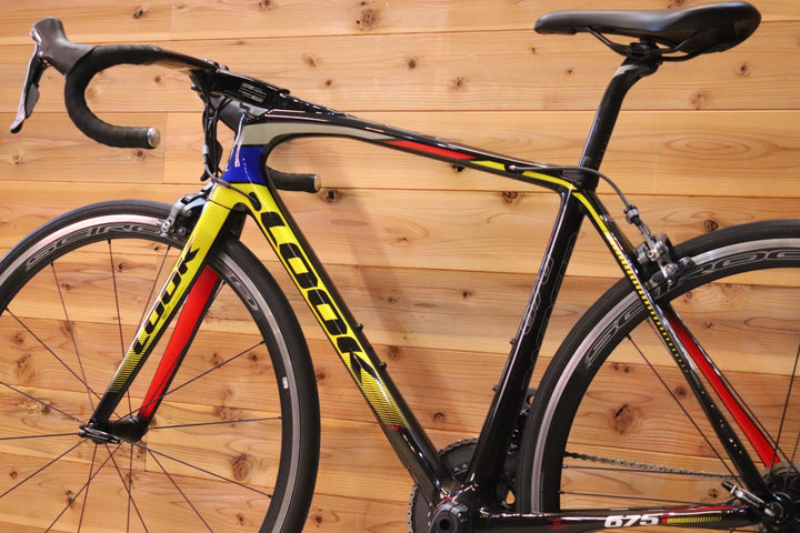 ルック LOOK 675 LIGHT 2015モデル XSサイズ シマノ アルテグラ 6800 11S CAMPAGNOLO シロッコ SCIROCCO 17C カーボン ロードバイク 【広島店】