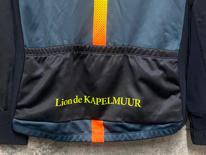 KL808 カペルミュール KAPELMUUR 長袖 サイクルジャージ 黒 緑 M 裏起毛