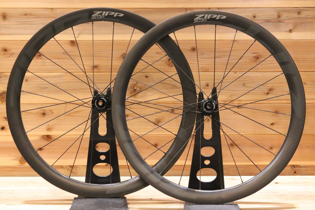 ジップ ZIPP 303S DISC シマノ 11S/12S 23㎜ フックレス カーボン チューブレス ロードバイク ホイールセット 【広島店】