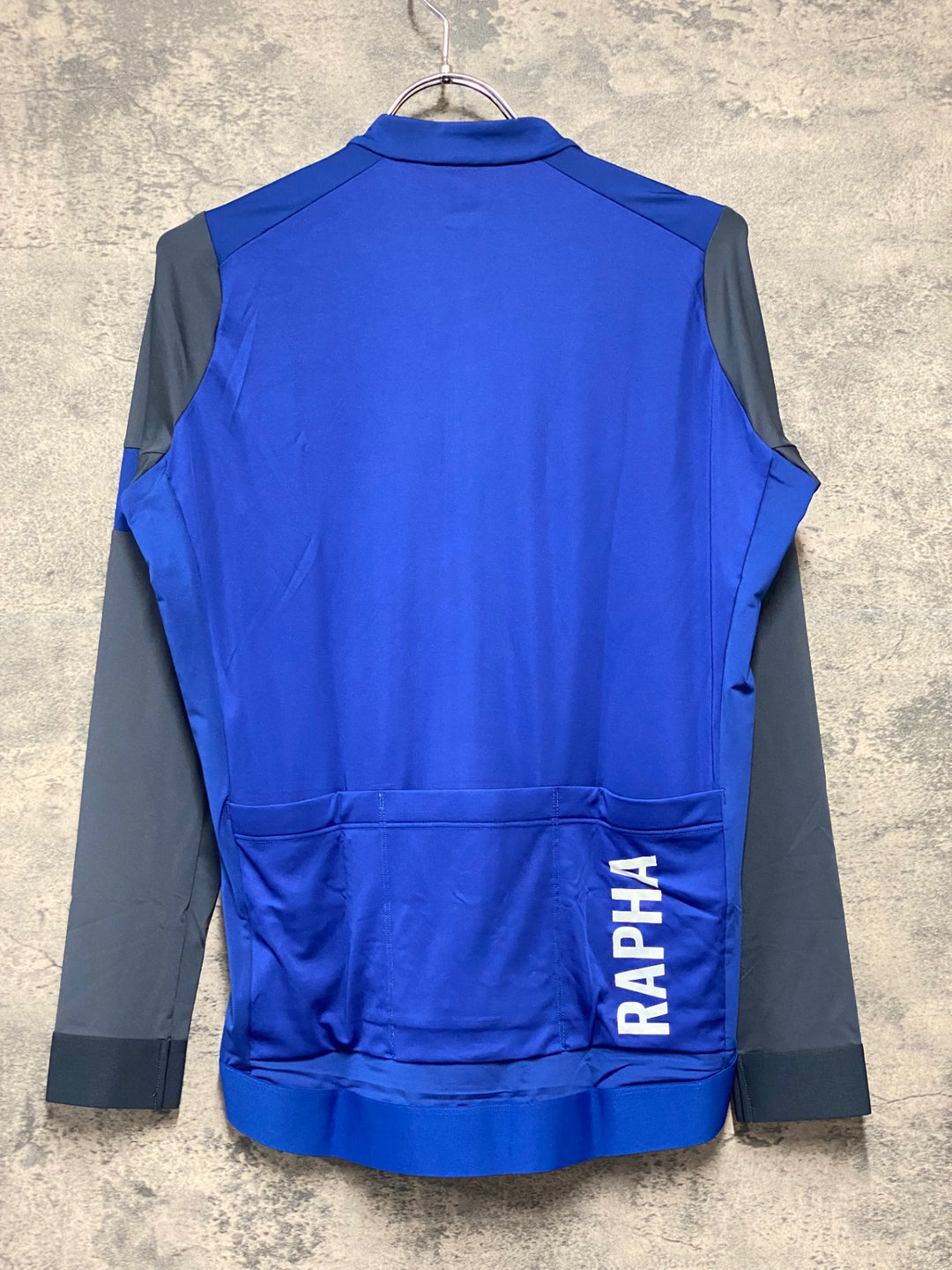 KC671 ラファ Rapha MEN’S PRO TEAM LONGSLEEVE TRAINING JERSEY 長袖 サイクルジャージ 青 L 未使用