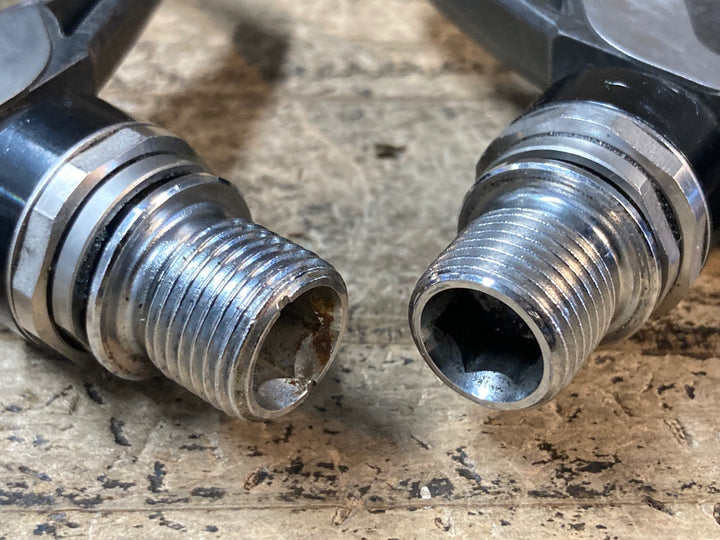 JH883 シマノ SHIMANO デュラエース DURA-ACE PD-R9100 ビンディングペダル SPD-SL ※プレート欠け