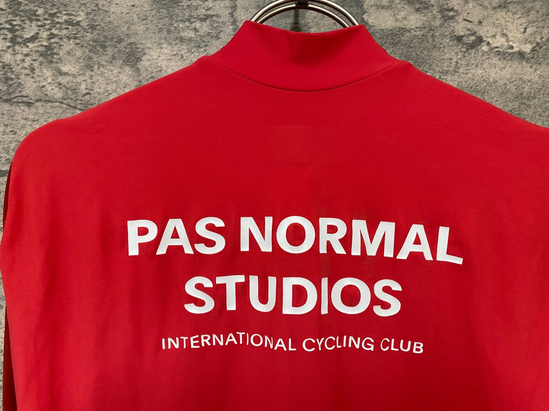 JY478 パスノーマルスタジオ PAS NORMAL STUDIOS Mechanism Long Sleeve Jersey 長袖 サイクルジャージ レッド M