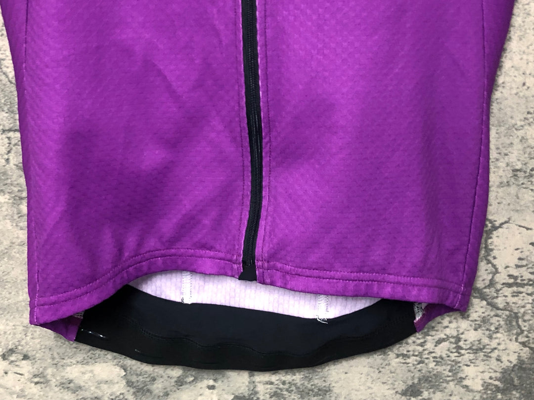 JK121 アソス Assos UMA GT SUMMER JERSEY C2 レディース 半袖 サイクルジャージ 紫 S