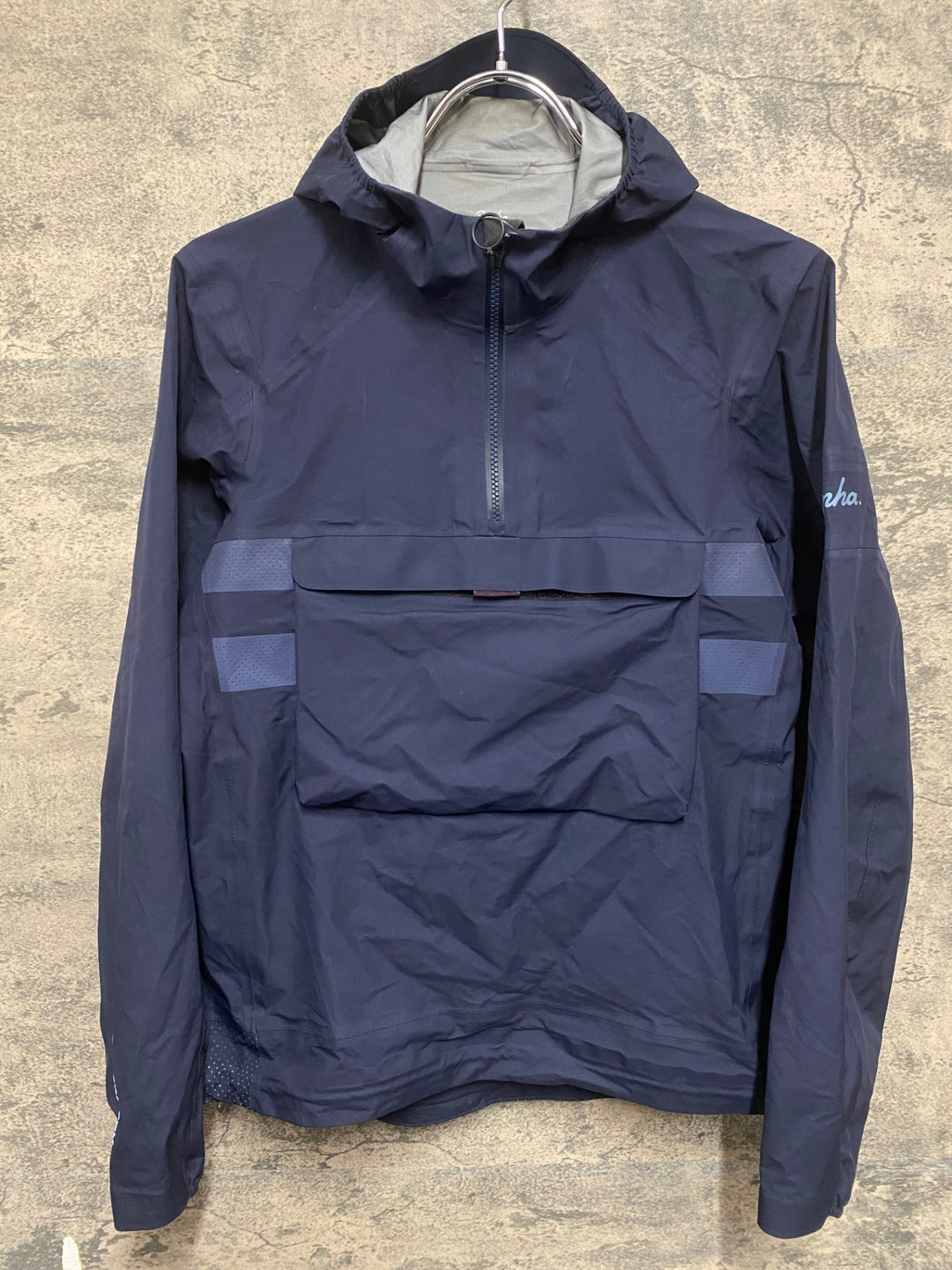 KL464 ラファ Rapha WOMEN'S EXPLORE HOODED GORE-TEX PULLOVER 長袖 ウィンドブレーカー 紺 XS