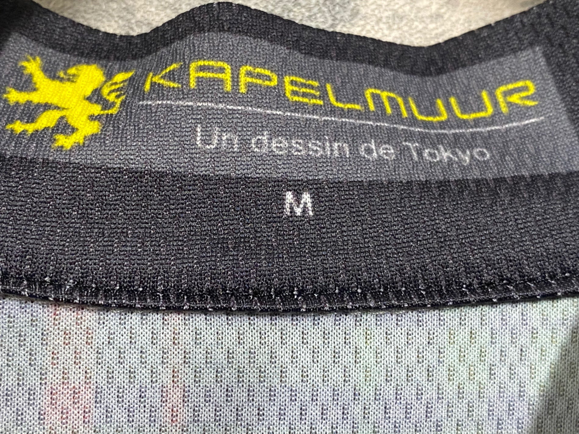 JS733 カペルミュール KAPELMUUR 長袖 サイクルジャージ M 黒 黄 赤