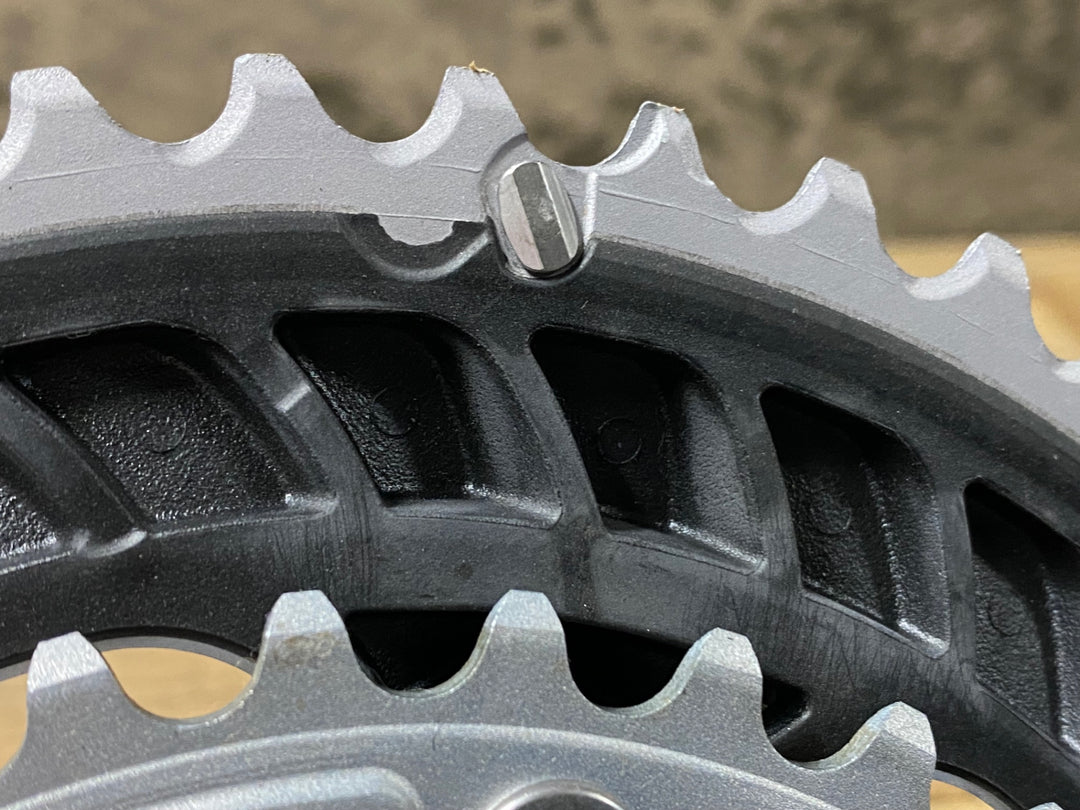 KI380 シマノ SHIMANO 105 FC-5800 クランクセット シルバー 50/34T 165mm BB付属