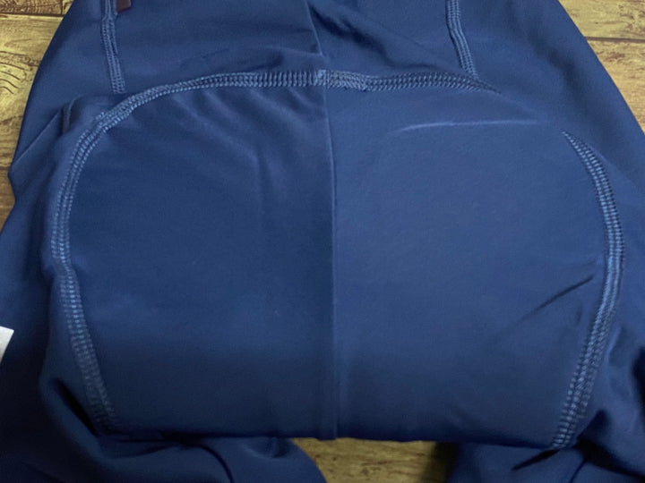 JY527 パスノーマルスタジオ PAS NORMAL STUDIOS Essential Thermal Bibs ビブショーツ ネイビー レディース S 裏起毛