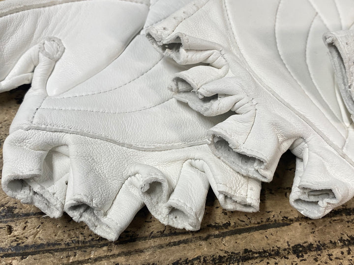 JT801 ラファ RAPHA レザー LEATHER 指切 グローブ S 白