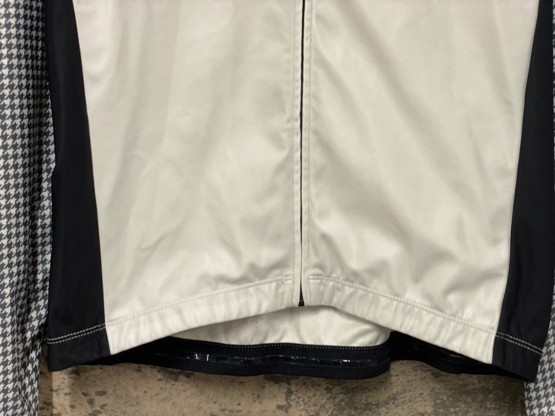 KH559 リオンドカペルミュール Lion de KAPELMUUR 長袖 サイクルジャージ 白 ASIA XL 裏起毛