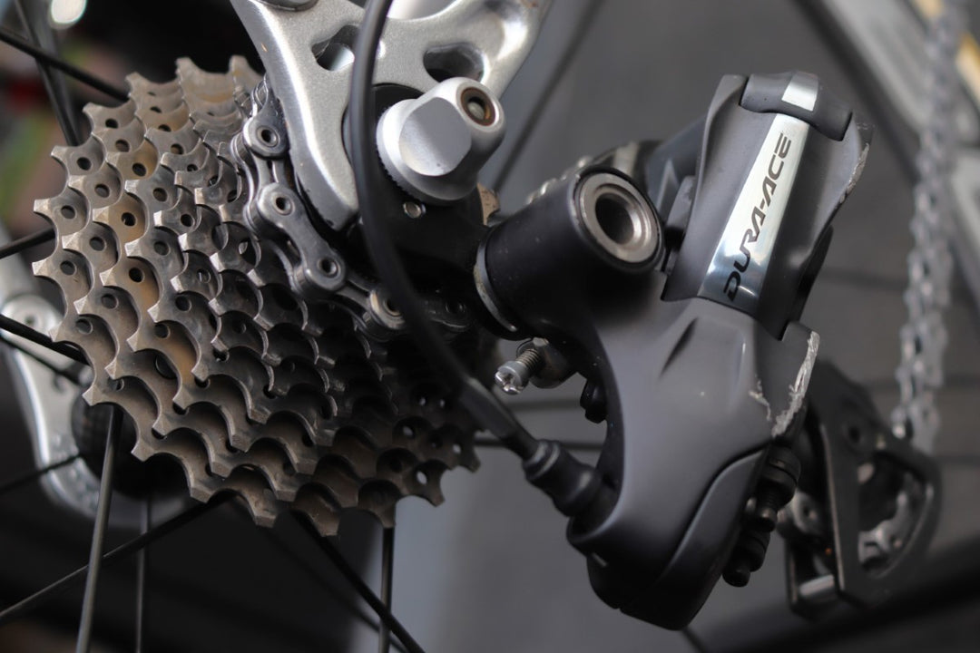 グル GURU クロノ CRONO 2008モデル 480サイズ シマノ デュラエース 7970 10S カーボン トライアスロン TTバイク 【東京南麻布店】