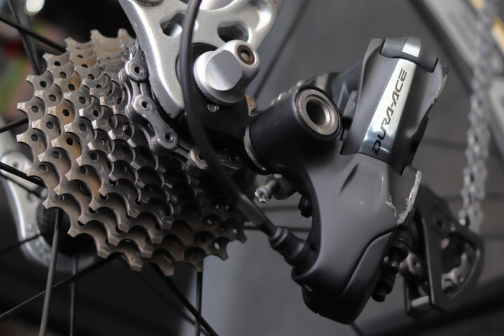 グル GURU クロノ CRONO 2008モデル 480サイズ シマノ デュラエース 7970 10S カーボン トライアスロン TTバイク 【東京南麻布店】