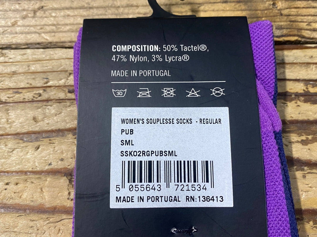 KP527 ラファ Rapha SOUPLESSE SOCKS REGULAR ソックス 紫 レディース S