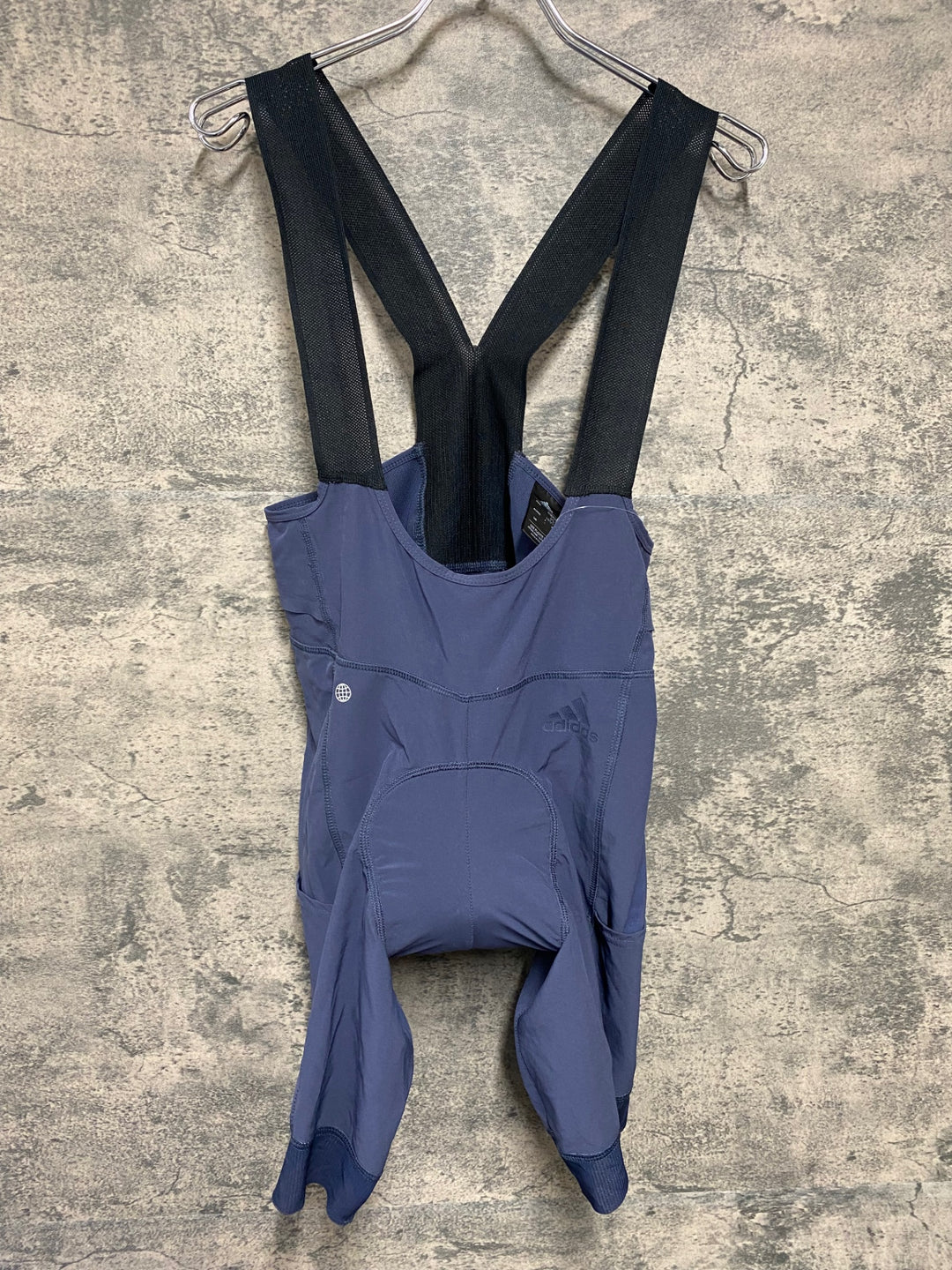 JP764 アディダス adidas ビブショーツ 紺 S