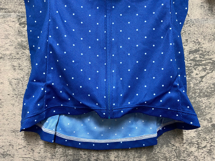 JO883 カペルミュール KAPELMUUR 半袖 サイクルジャージ ネイビー ドット 36 レディース