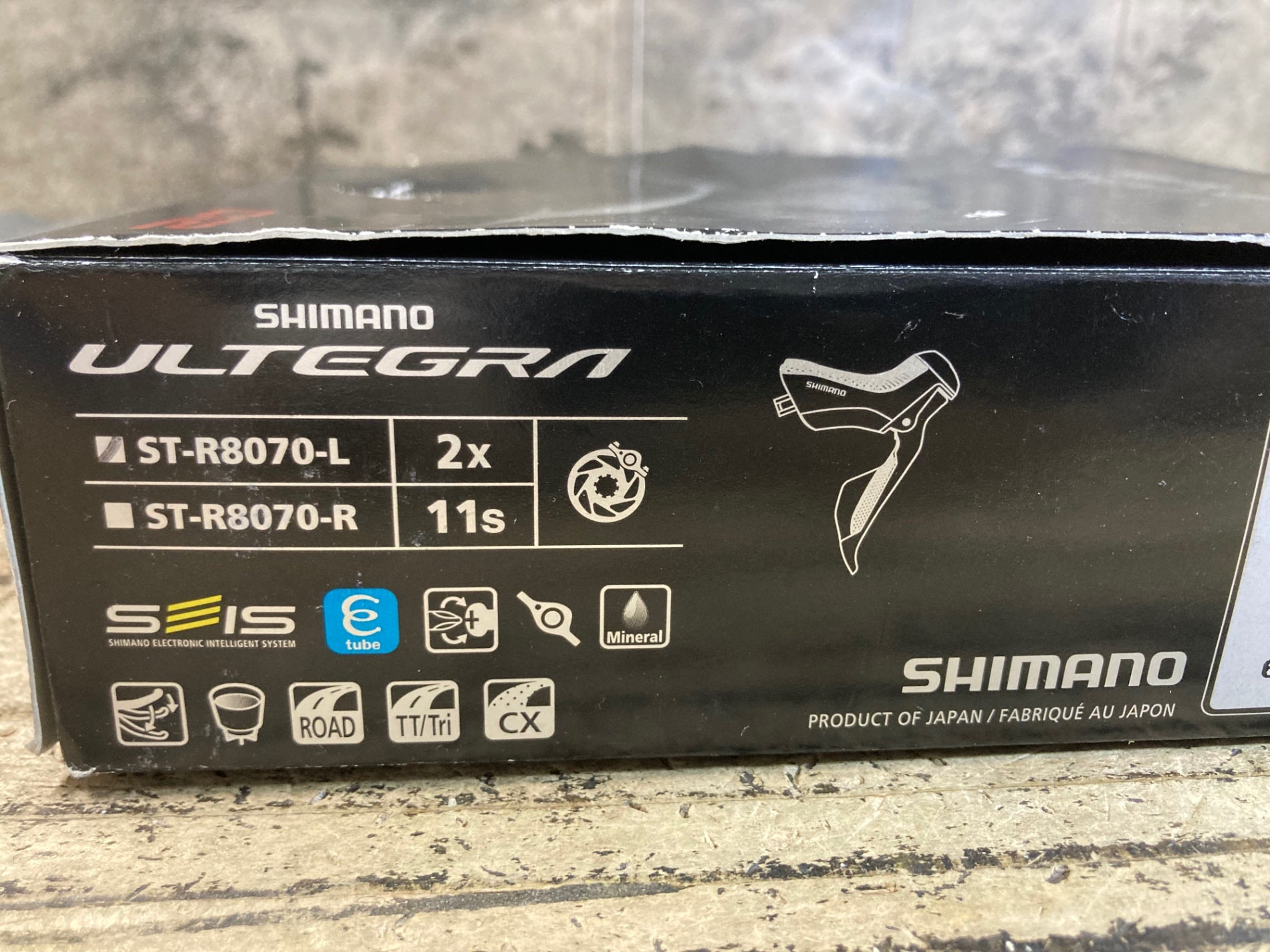 JQ993 シマノ SHIMANO アルテグラ ULTEGRA ST-R8070 STIレバー Di2