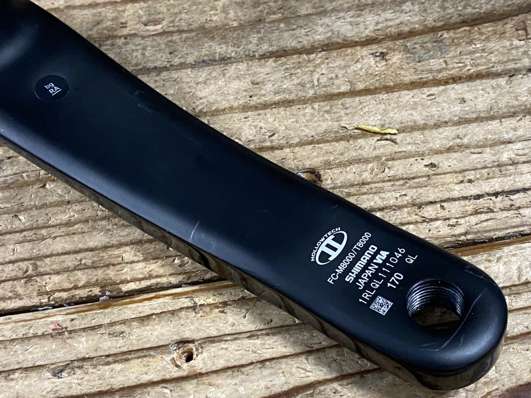 JU483 シマノ SHIMANO デオーレXT DEORE XT FC-M8000 クランクセット 170mm 34T 11S ナローワイド 非純正ボルト