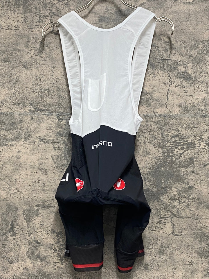 JY158 カステリ CASTELLI ロッソコルサ ROSSO CORSA INFERNO ビブショーツ 黒 L