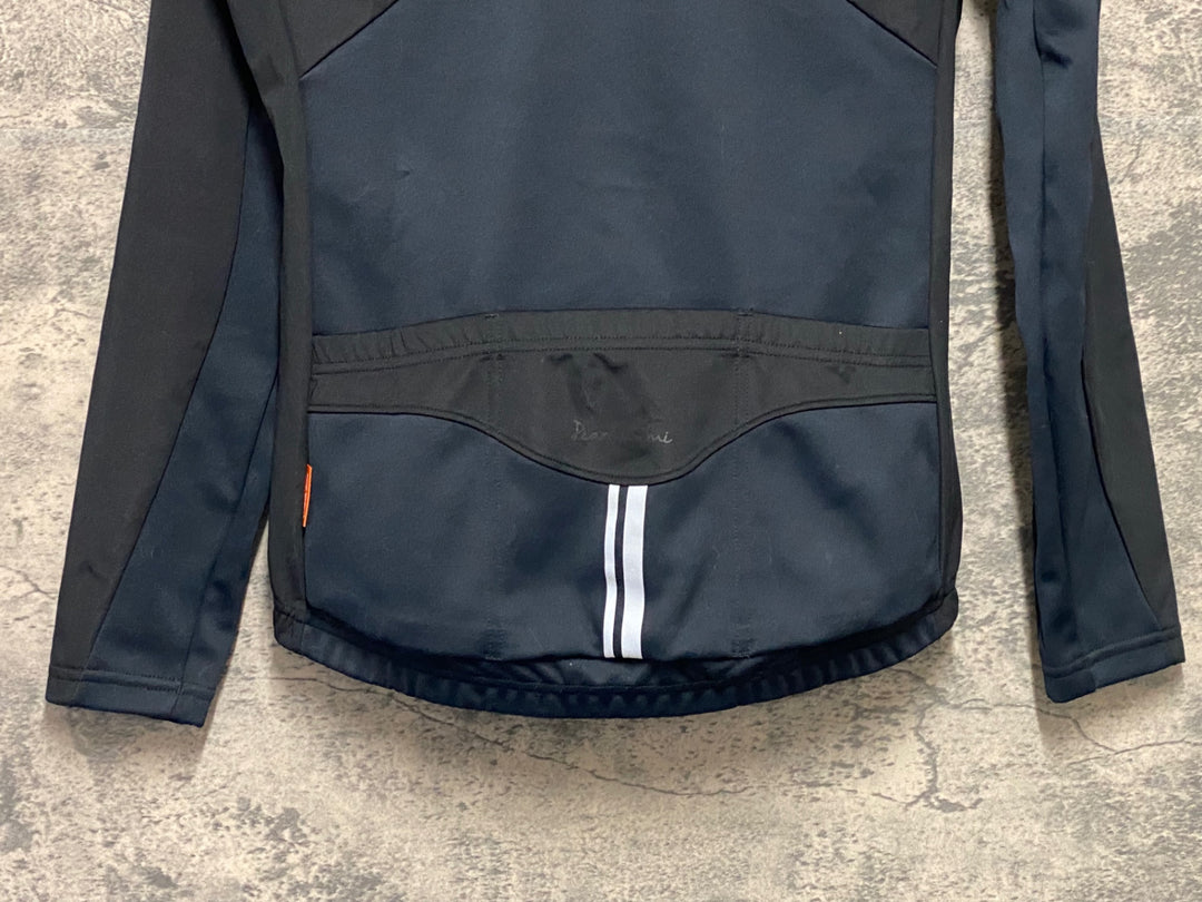 KP593 パールイズミ PEARL iZUMi 長袖 サイクルジャケット 黒 レディース M 裏起毛 ※動物の毛