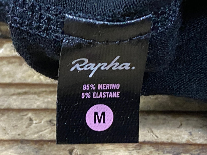KI202 ラファ Rapha ビブニッカー FINEST MERINO ニーカバー 黒 M ※ゴム劣化