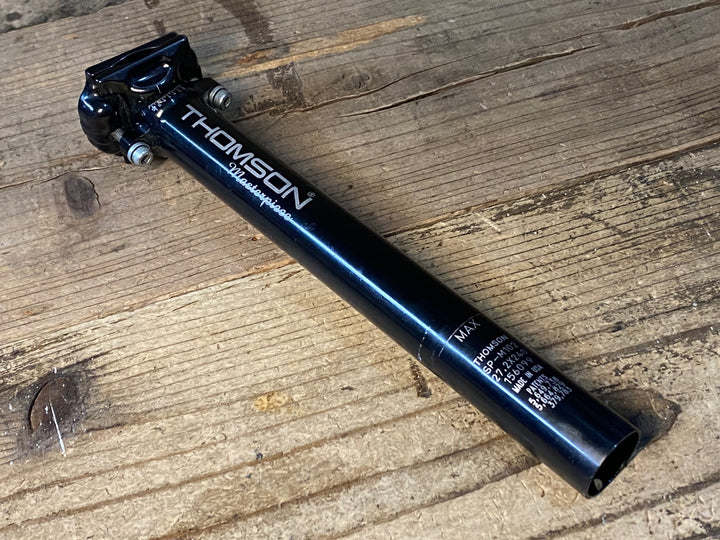 JP741 トムソン THOMSON Masterpiece アルミ シートポスト 黒 240mm Φ27.2
