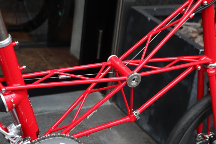 【極上車】 アレックス モールトン ALEX MOULTON  AM-SPORTIF 分割式 カンパ CENTAUR 11S 手組カーボンホイール クロモリ ミニべロ 20インチ 【東京南麻布店】