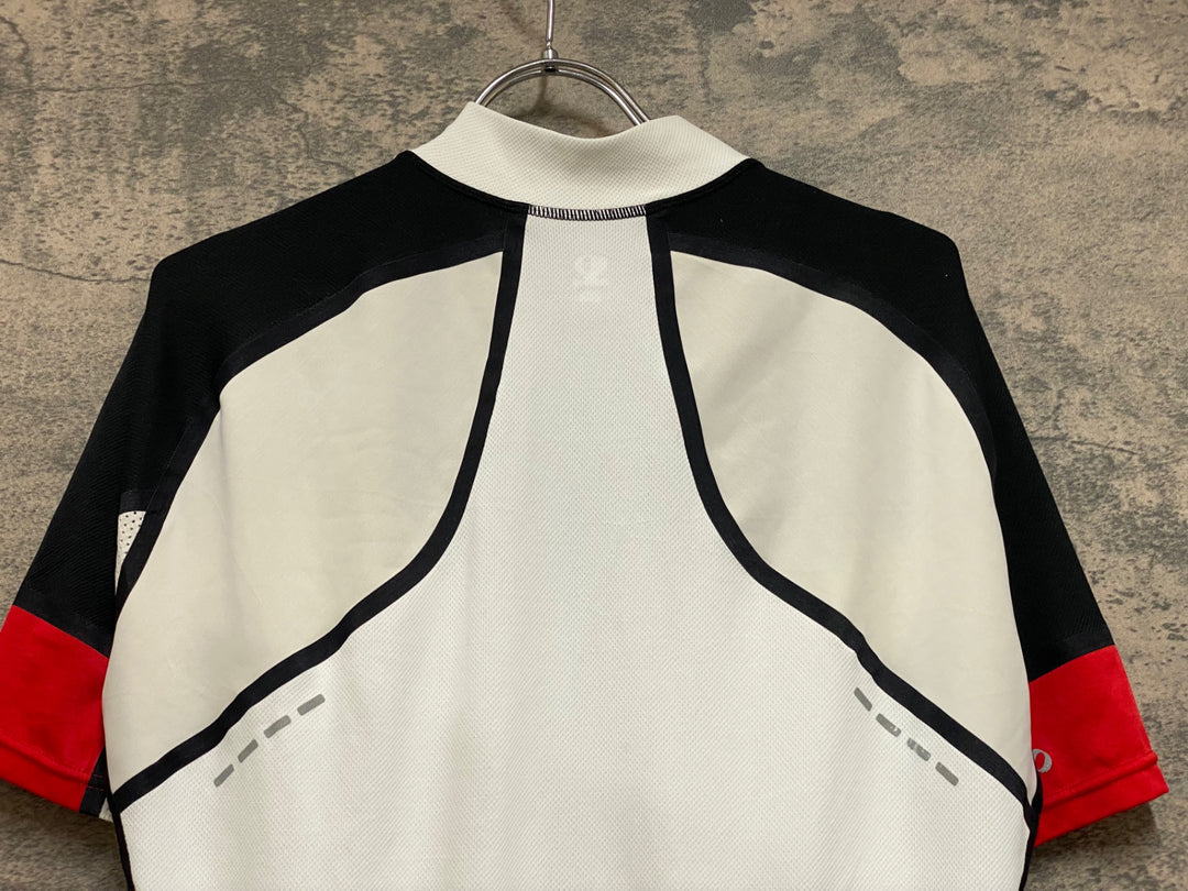 JP711 パールイズミ PEARL iZUMi 半袖 サイクルジャージ 黒 白 XL