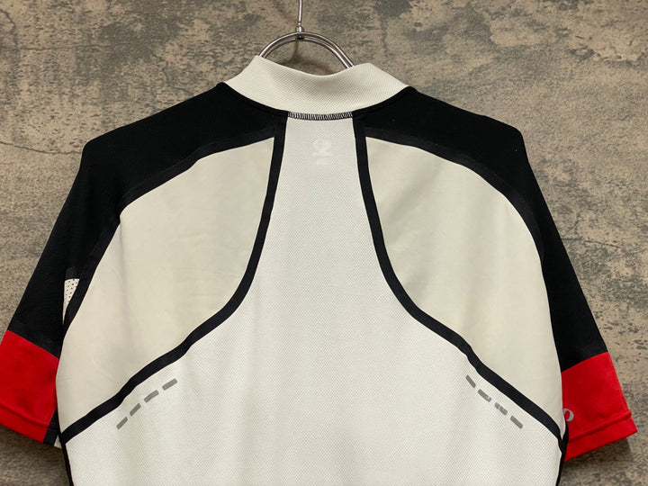 JP711 パールイズミ PEARL iZUMi 半袖 サイクルジャージ 黒 白 XL