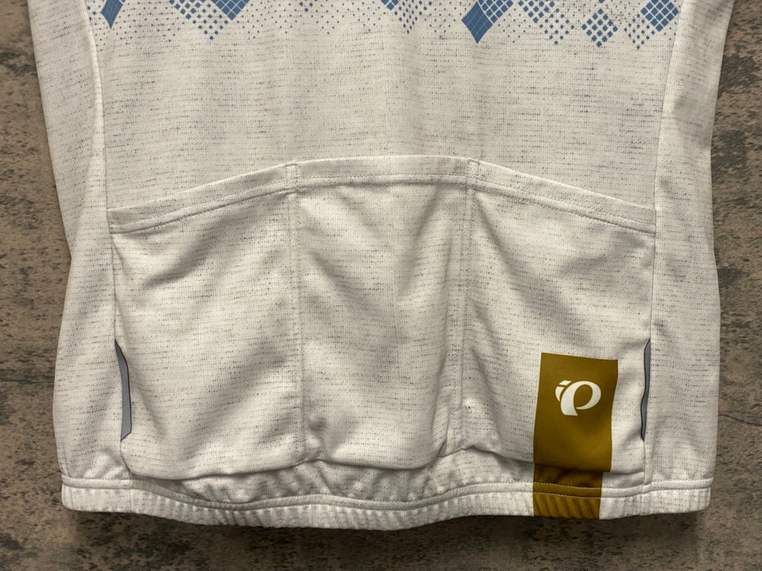 JU135 パールイズミ PEARL iZUMi 半袖 サイクルジャージ 白水色 L