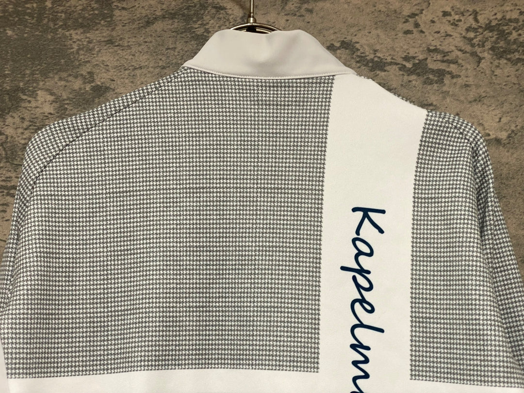 KF526 カペルミュール KAPELMUUR 長袖 サイクルジャージ 白 グレー L 裏起毛
