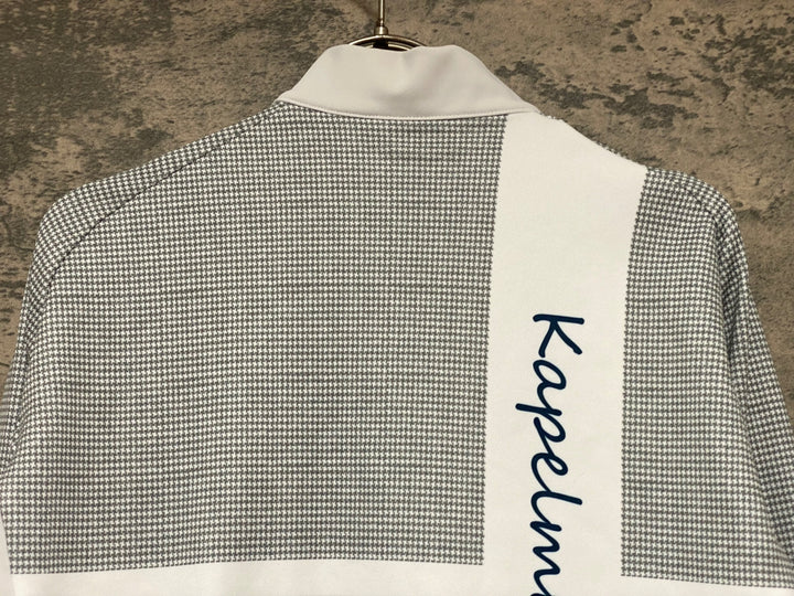 KF526 カペルミュール KAPELMUUR 長袖 サイクルジャージ 白 グレー L 裏起毛