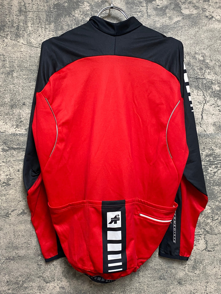KD684 アソス ASSOS 長袖 サイクルジャージ 赤 L
