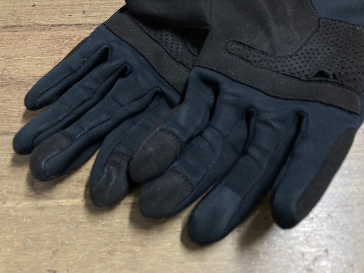 KD627 ラファ Rapha PRO TEAM GLOVES 長指 ウィンターグローブ 黒 サイズ不明