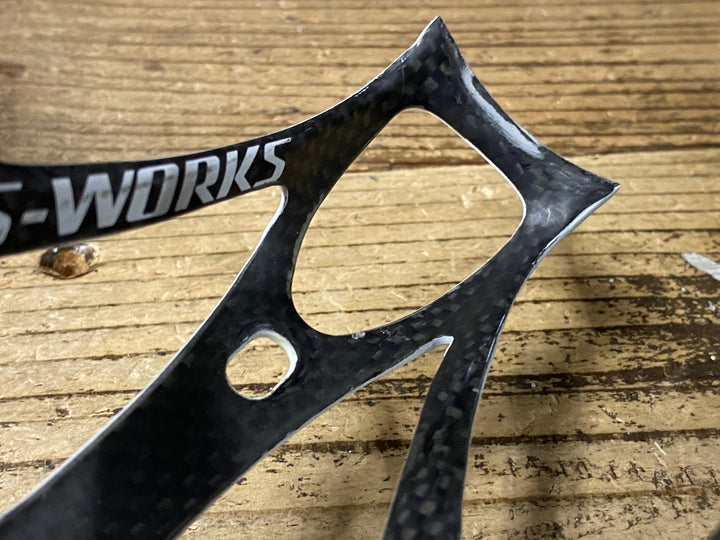 KJ331 スペシャライズド SPECIALIZED S-WORKS RIB CAGE 3 カーボン ボトルケージ 白 2個セット