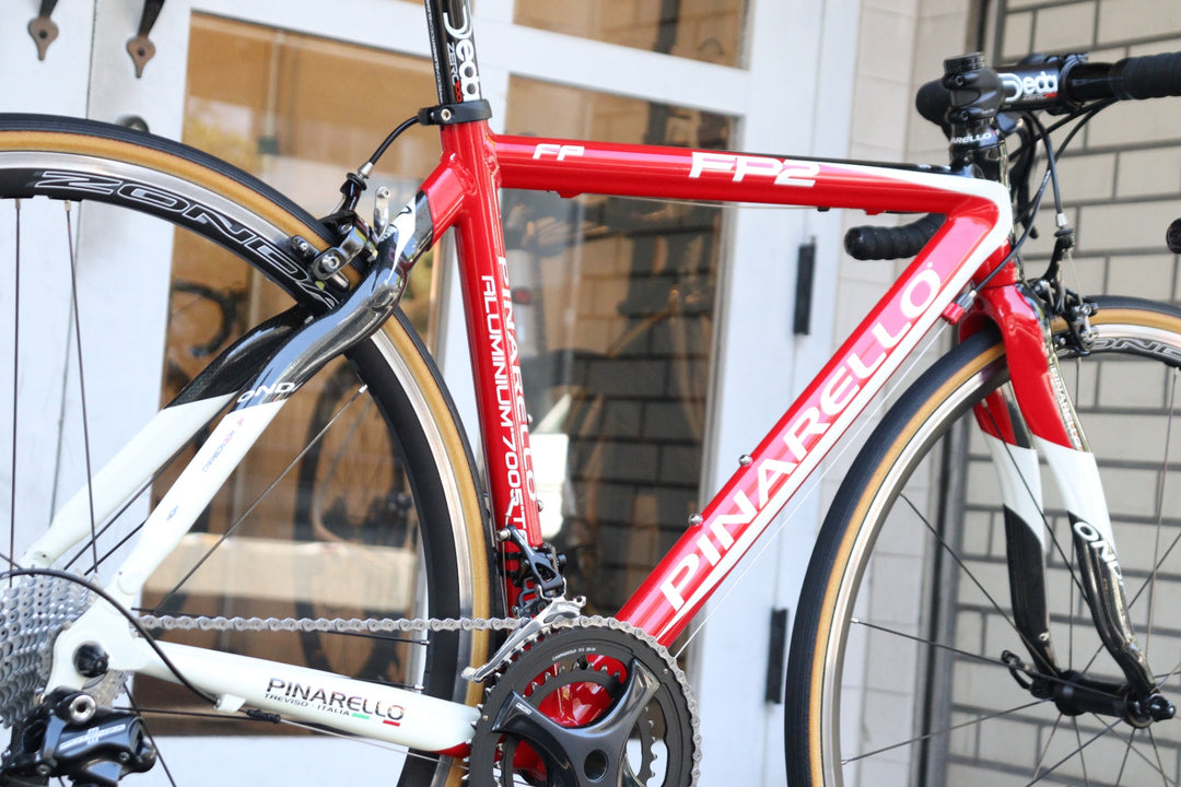 ピナレロ PINARELLO FP2 2008モデル 44サイズ カンパニョーロ ポテンザ 11S MIX アルミ ロードバイク ZONDA 【横浜店】