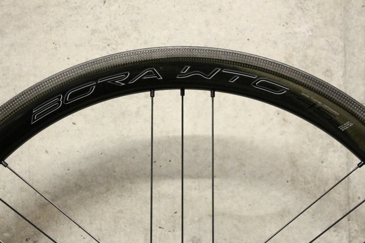 カンパニョーロ Campagnolo ボーラ BORA WTO 45 カーボン チューブレス ホイールセット カンパ11S/12S ワイドリム 19C リアのみ 【福岡店】