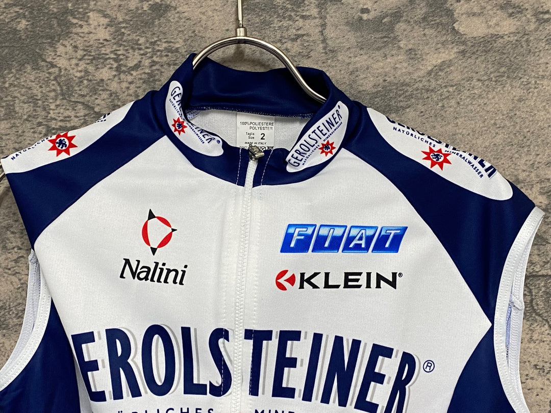 JV560 ナリーニ Nalini ジレ サイクルベスト 白 2 GEROLSTEINER