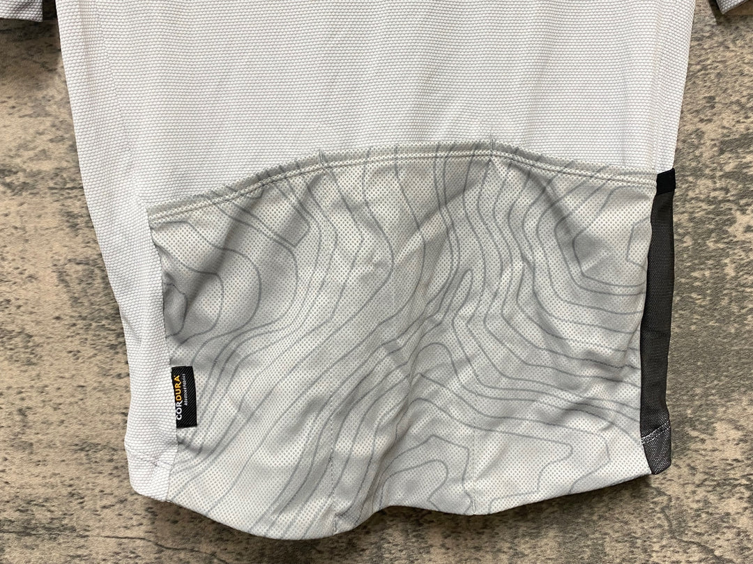 JZ823 リオンドカペルミュール Lion de KAPELMUUR 半袖 サイクルジャージ グレー S CORDURA