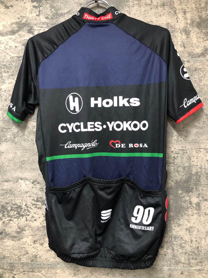 JP400 スポーツフル sportful 半袖 サイクルジャージ 紺 M  CYCLES･YOKOO