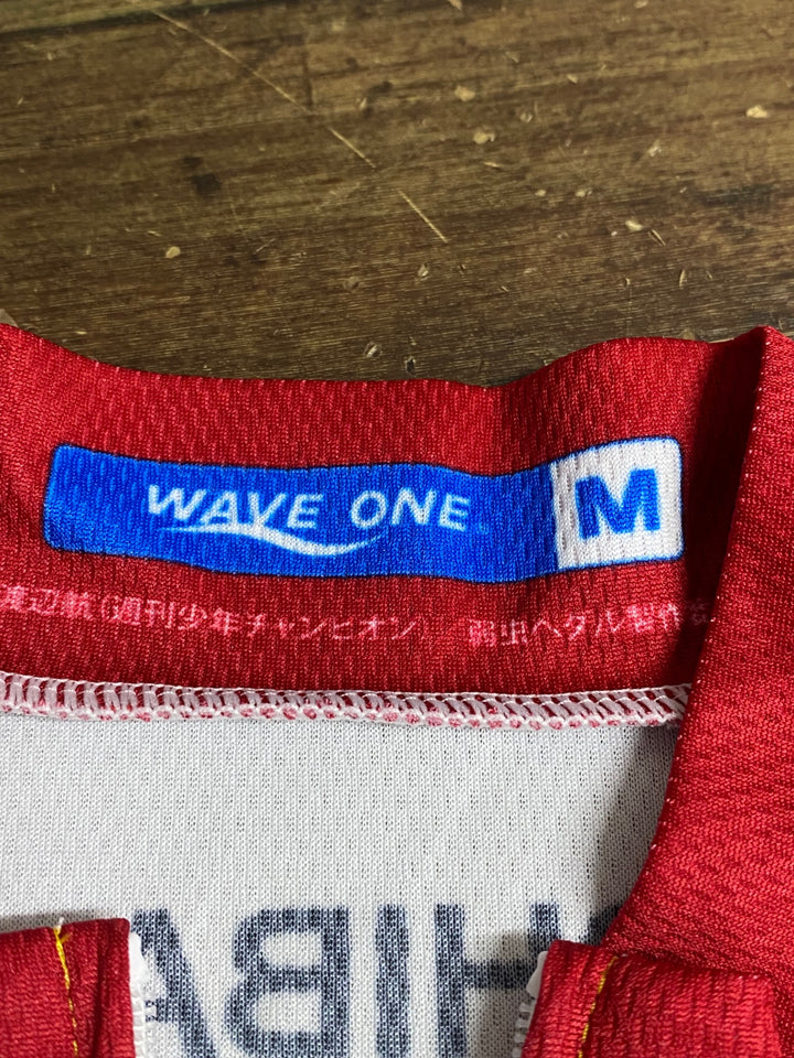 KA476 ウェイブワン WAVE ONE 半袖 サイクルジャージ 黃 白 M 弱虫ペダル 総北高校