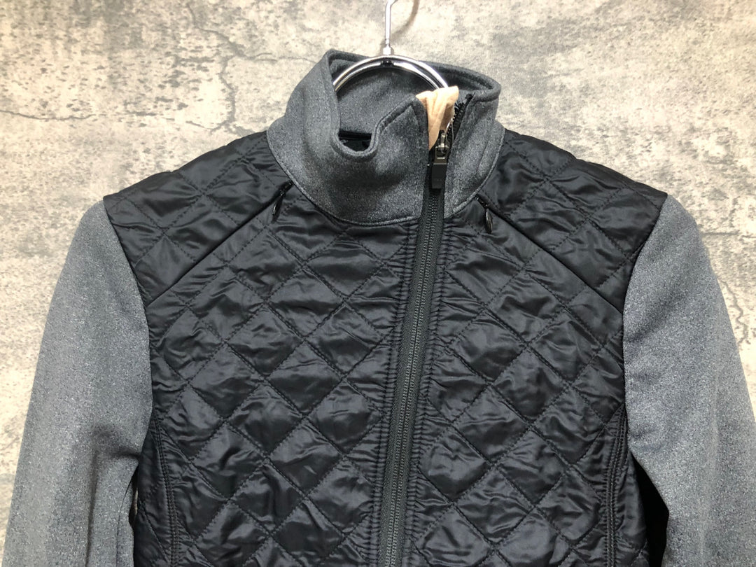JE018 カフェドゥシクリステ CAFE DU CYCLISTE Heidi サイクル ダウンジャケット XS ブラック レディース 動物の毛