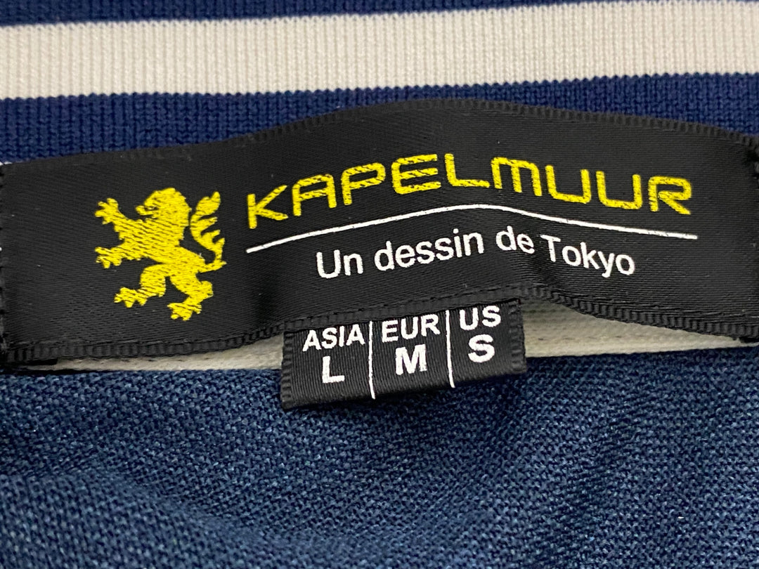 KI957 カペルミュール kapelmuur 半袖 サイクルジャージ 青 L