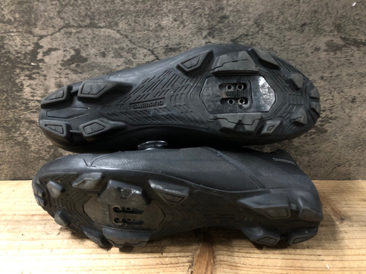 JZ920 シマノ SHIMANO XC3 SHXC300M L01 E ビンディングシューズ SPD EU42 SPD 2穴 黒