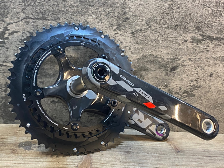 JV824 スラム SRAM Red 22 カーボン クランクセット 170mm 53/39T XGideR BCD130 11s GXP