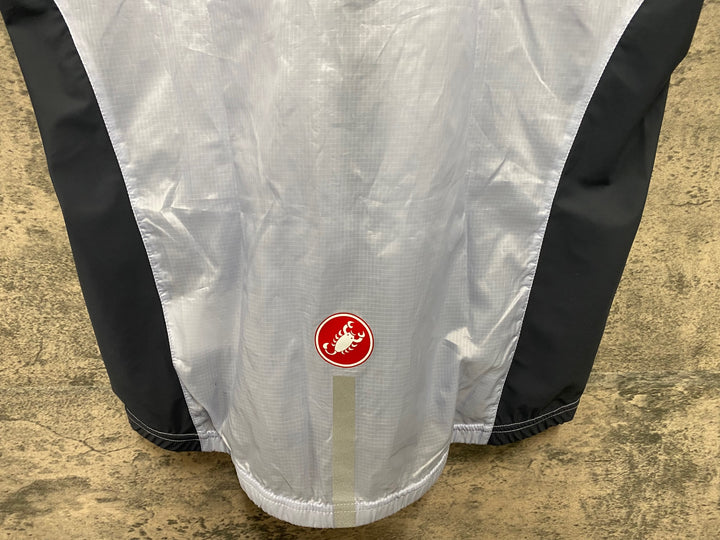 KG695 カステリ CASTELLI SQUADRA VEST サイクルベスト ジレ グレー L