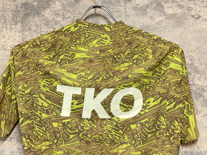 KJ290 パスノーマルスタジオ PAS NORMAL STUDIOS WOMEN'S T.K.O. Mechanism Pro Jersey - Disorder 半袖 サイクルジャージ カモ L