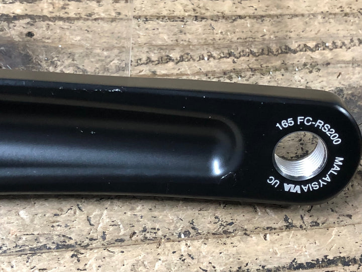 JQ238 シマノ SHIMANO FC-RS200 クランクセット 50/34T 165mm